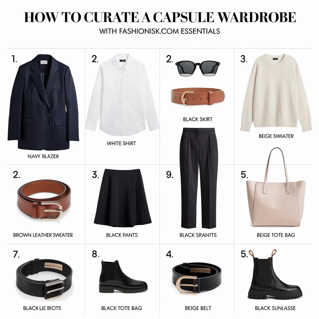 How to Curate a Capsule Wardrobe with Fashionisk .com Essentials